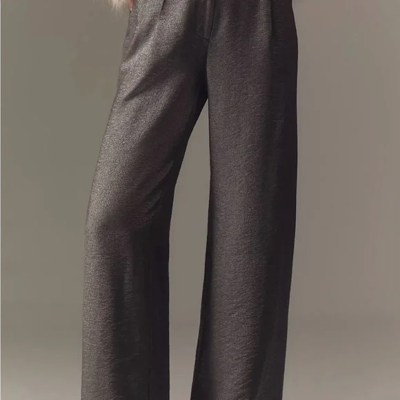 Maeve Shimmering Wide-Leg Pants - Picture 2 of 4